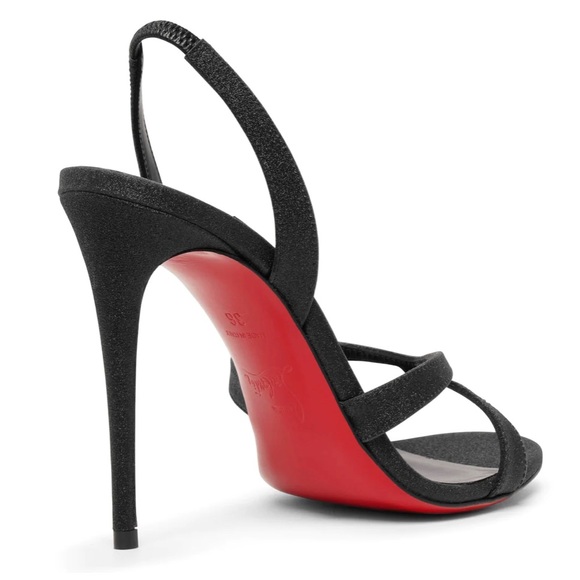 CHRISTIAN LOUBOUTIN
Emilie 100 black glitter sandals - Picture 5 of 5